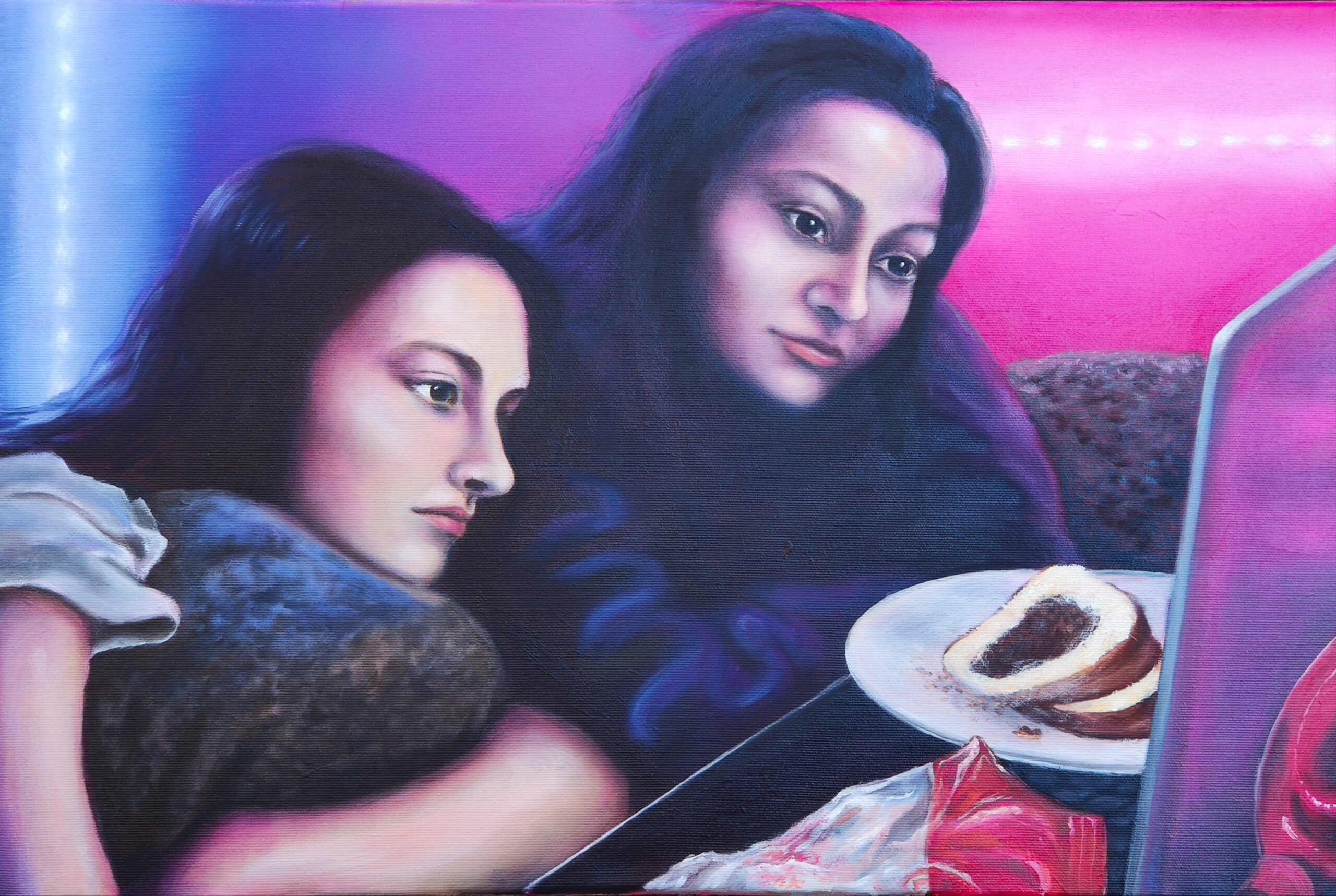 „The covid kids“ 70×50 cm, 2021