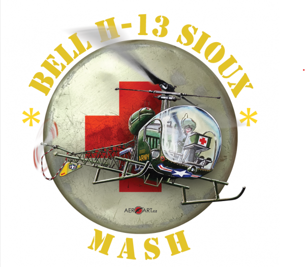 Pánské tričko BELL H-13 SIOUX